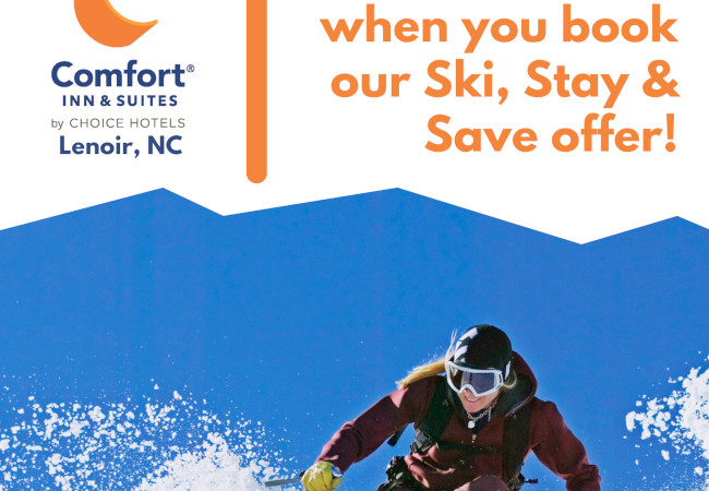 Save 15% on Accommodations When You Book at the Comfort Inn & Suites in Lenoir!